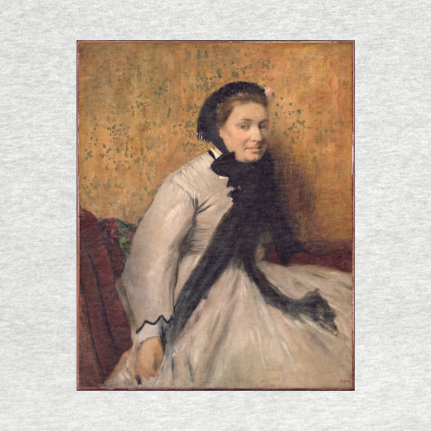 Portait of a Woman in Gray by EdgarDegas